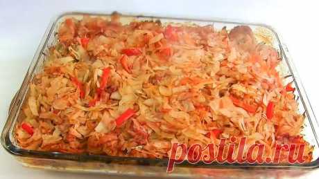 ВКУСНОЕ Сытное Горячее без Заморочек!!Вкуснейшая капуста в духовке.