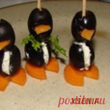 Закуска "Пингвинчики" - кулинарный рецепт