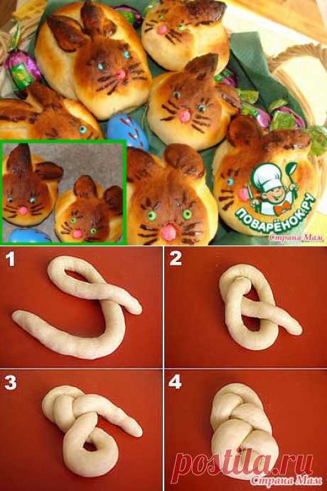 Красивые &quot;завороты и вывороты&quot; из теста. Мастер класс.