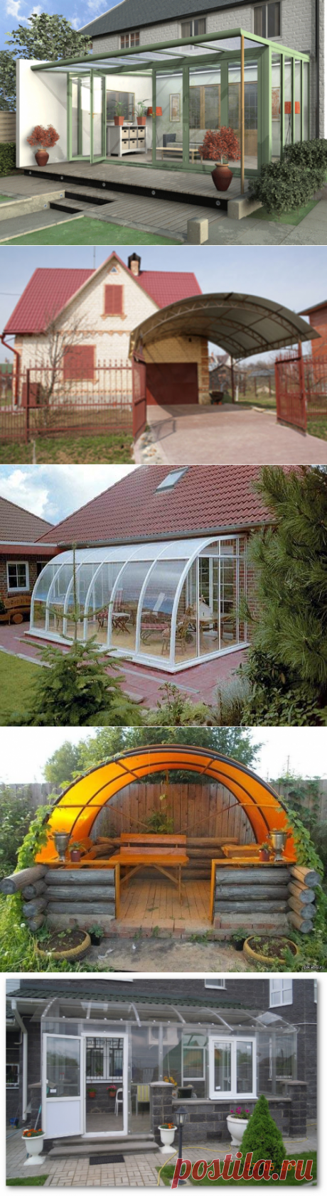 Новые идеи из поликарбоната для дач.