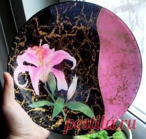 Тарелка "Поцелуй" - Декупаж - Рукоделие и творчество - Каталог статей - Рукоделие-мое хобби