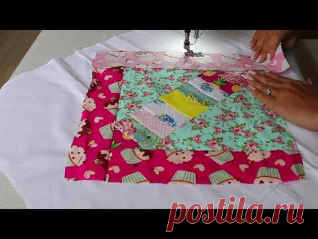 JOGO DE COZINHA SIMPLES E FÁCIL ( PASSO A PASSO ) #RETALHOS  #DIY