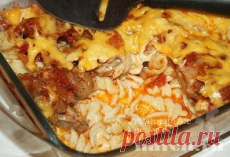 Макаронная запеканка с курицей по-итальянски | Фоторецепт с подробным описанием от Харч.ру