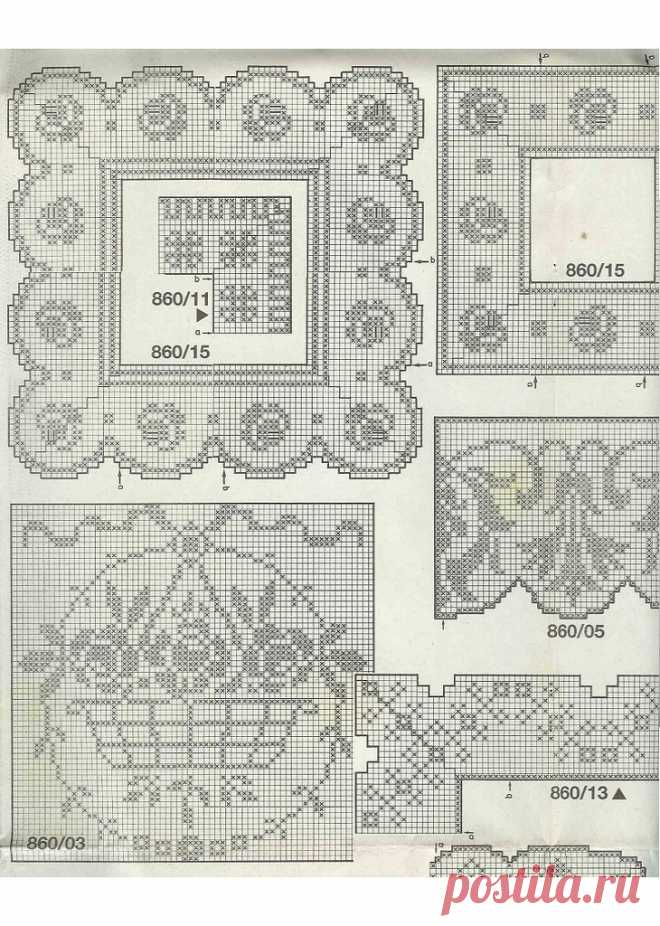 Альбом«Burda special E860/1983 Filet au crochet 4»