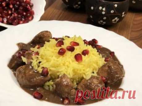 Фесенджан. Персидская кухня Добрый день всем добрым людям!Прошу уж если не любить, то жаловать: фесенджан, блюдо, которое должна уметь готовить любая уважающая себя иранская женщина. Как правило, готовят его из утки, допускается...