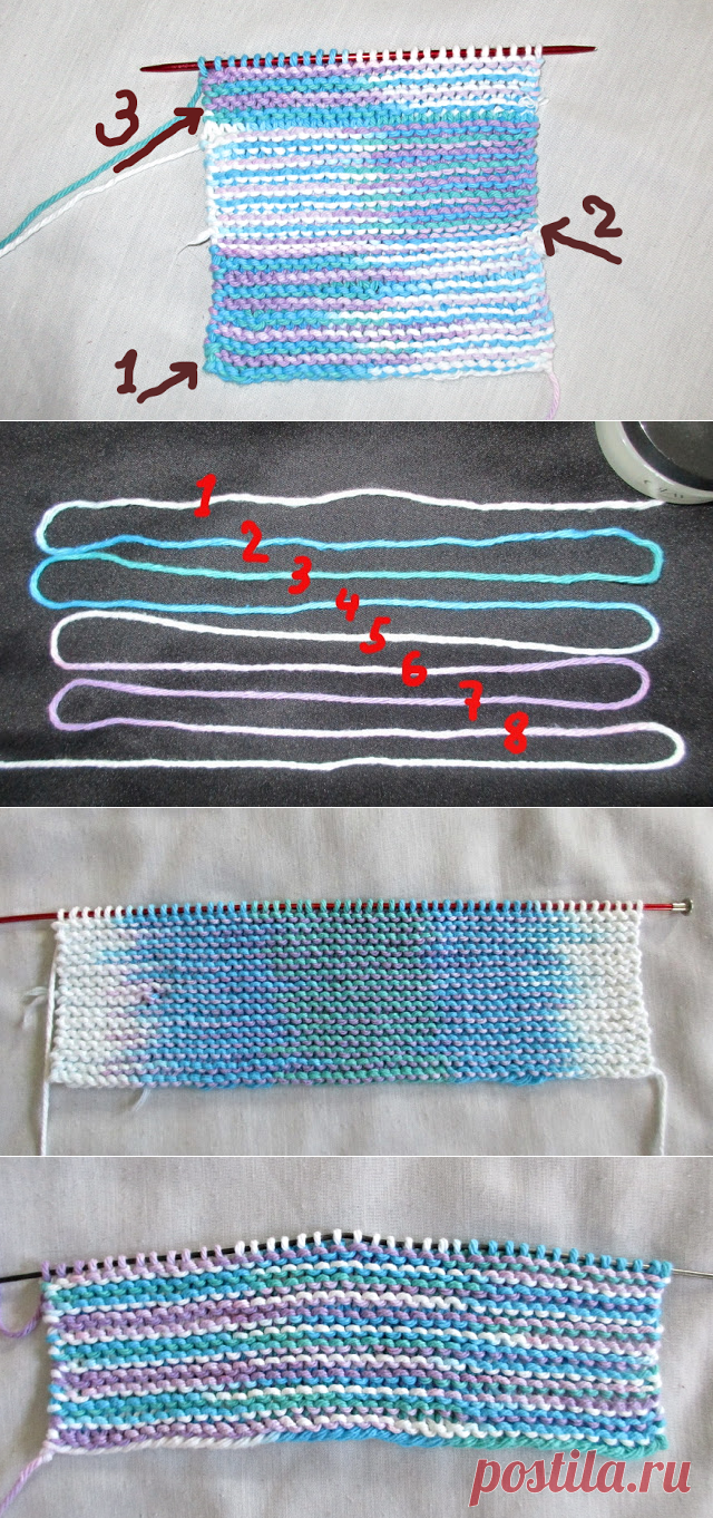 Формирование цветных элементов на секционке.