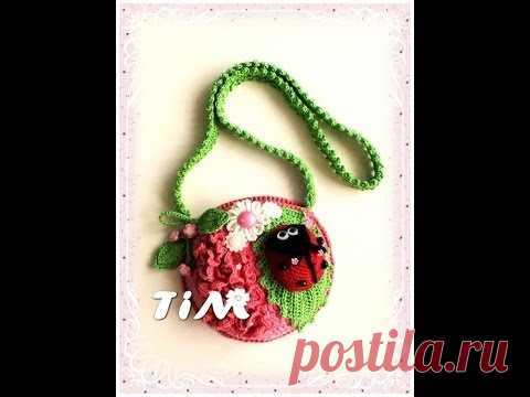 Вязаные сумочки для девочек.Сrochet handbags for girls