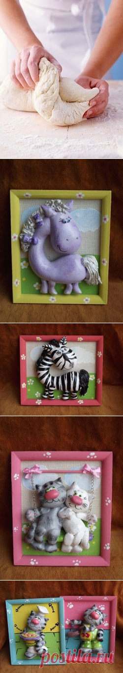 Рецепты соленого теста для поделок