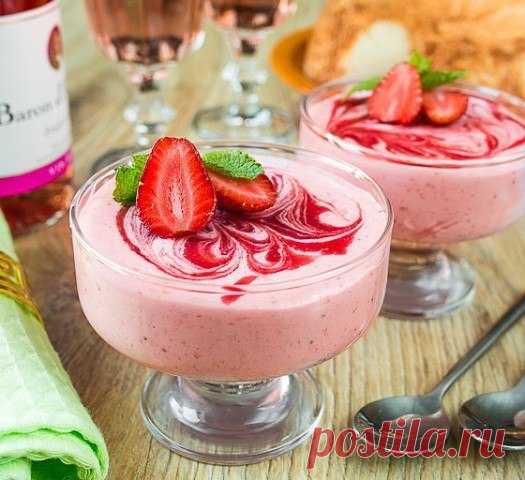 КЛУБНИЧНЫЙ МУСС / Райская пища