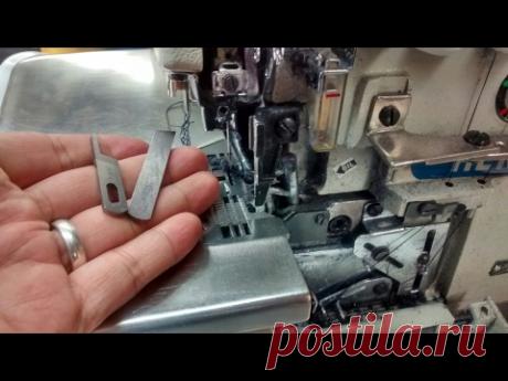 Blade change in overlock machine / Cómo cambiar cuchilla en una overlock