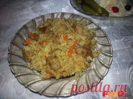 Плов с мясом в горшочке