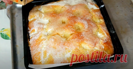 Необыкновенно вкусная сдоба: сахарно-масляный пирог, воздушное объедение | Вкусно без компромиссов🍵🍹🥙 | Яндекс Дзен