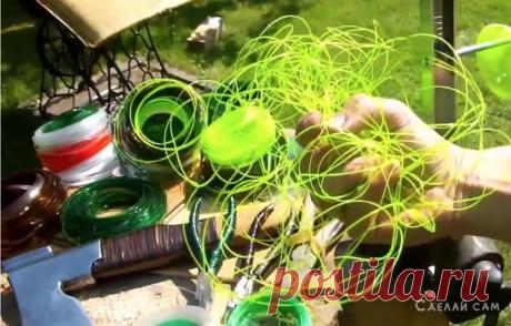 Он сделал нить из платиковой бутылки | Сделай Сам www.sdelay.tv