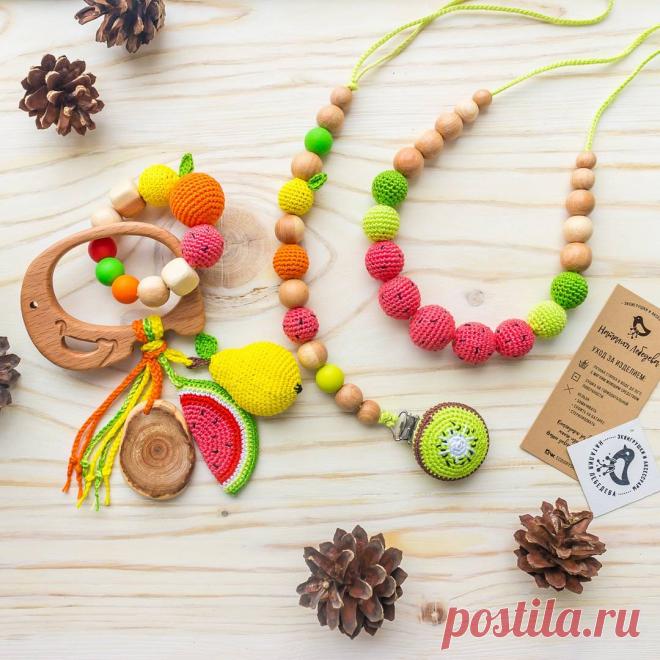 ВЯЗАНЫЕ ИГРУШКИ,ГРЫЗУНКИ,СЛИНГОБУСЫ...