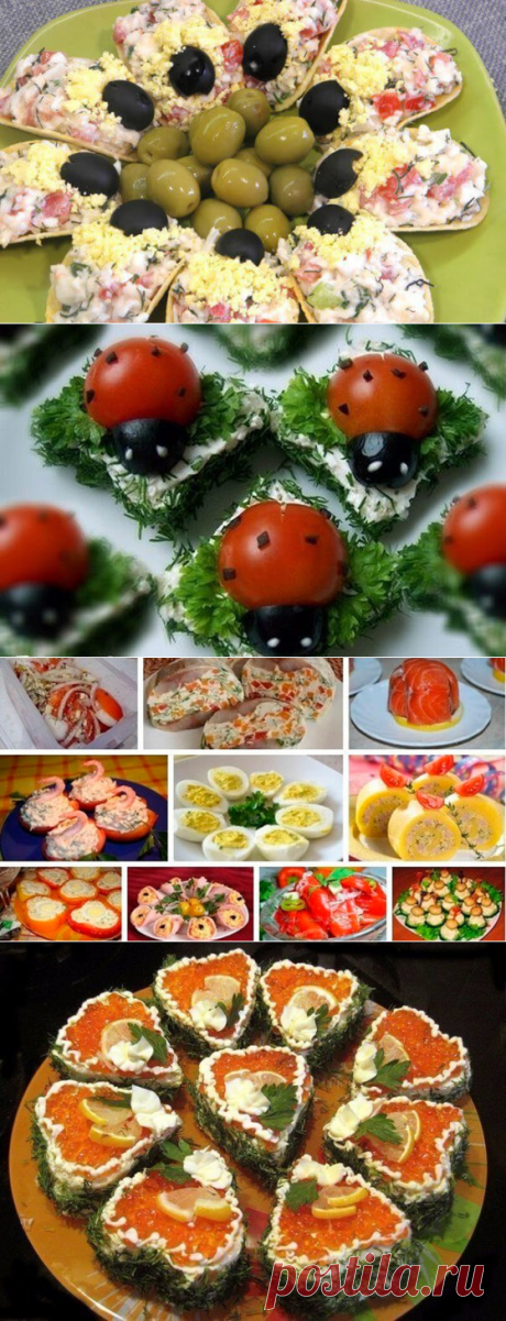 ТОП-6 САМЫХ КРАСИВЫХ И ВКУСНЫХ ЗАКУСОК