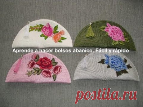 Cómo hacer Bolsos abanico. Fácil y Rápido