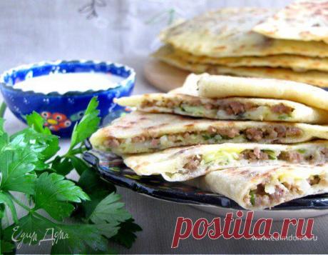 Лепешки "Гезлеме" с мясом и картошкой рецепт 👌 с фото пошаговый | Едим Дома кулинарные рецепты от Юлии Высоцкой