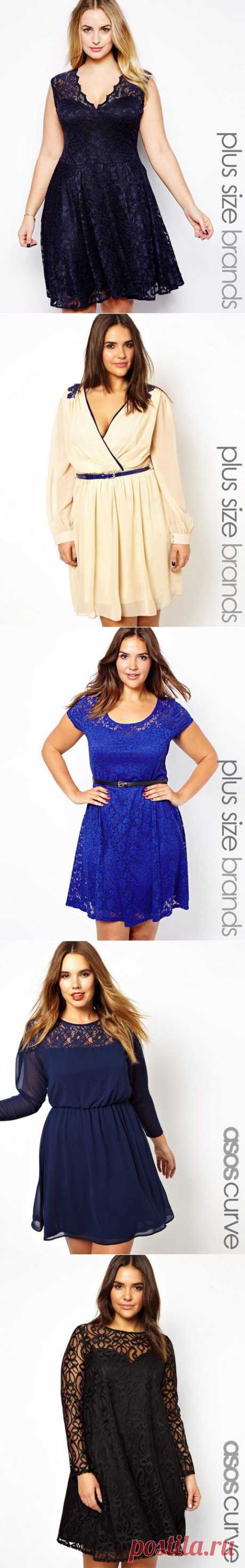 Платья для полных девушек английской компании Asos. Весна-лето 2014 (60 фото) | Полная модница