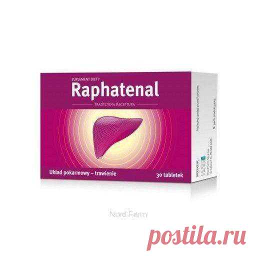 RAPHATENAL x 30 tablets, liver disease symptoms