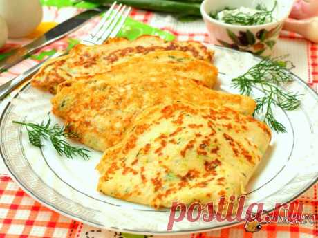 Блинчики из кабачков фото рецепт приготовления
