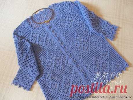 Irish crochet &: JACKET ..........ЖАКЕТ