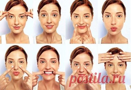 Не забывайте про зарядку для лица.