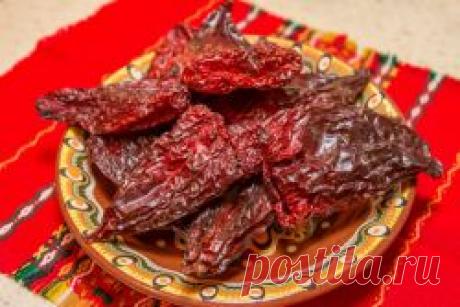 Вяленые перцы на зиму