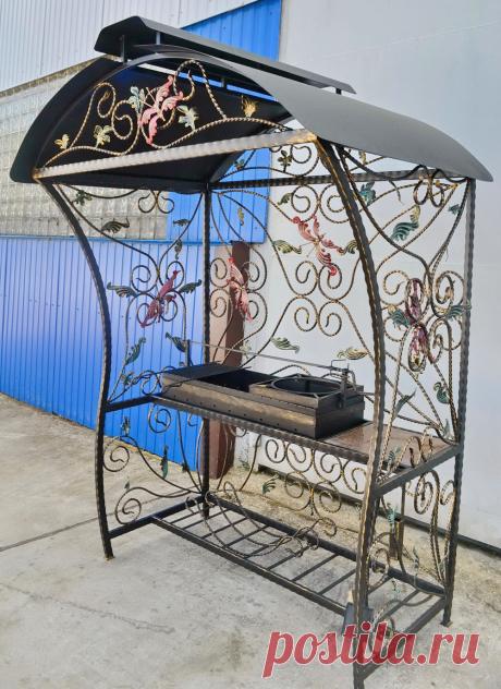 Кованые мангалы | Художественная ковка изделий из металла - компания Артковка г. Оренбург ( мебель, ворота, заборы, люстры, теплицы, фонари )
