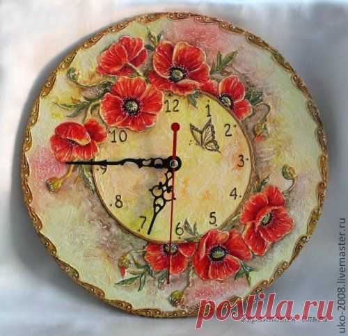 Объемная роспись: маки