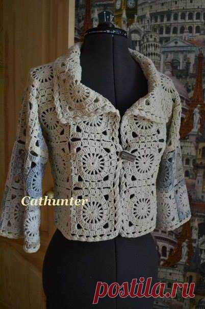 Irish crochet &: JACKET