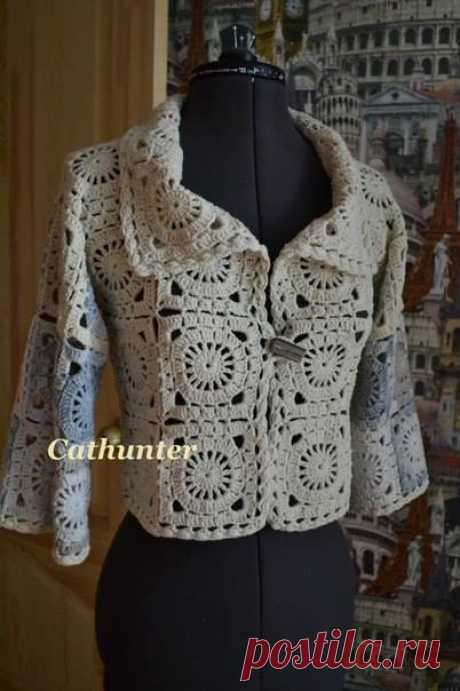 Irish crochet &: JACKET