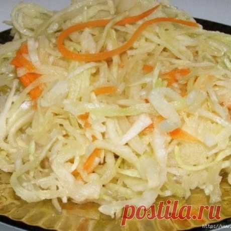 Квашеная капуста моментальная!