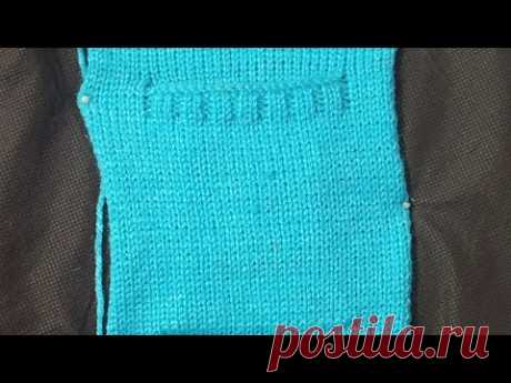 Easy Pocket design in knitting machine#4(निटिंग मशीन में आसन  जेब का डिजाइन#4 )