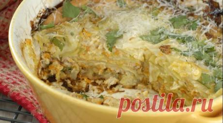 Нежнейшая лазанья с молодой капустой | Четыре вкуса