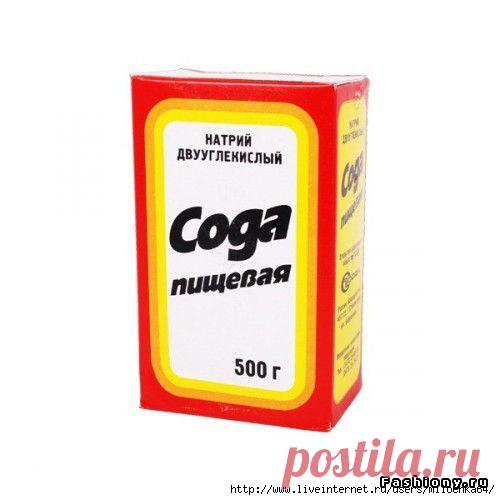 Пищевая сода для профилактики опухолевых заболеваний.