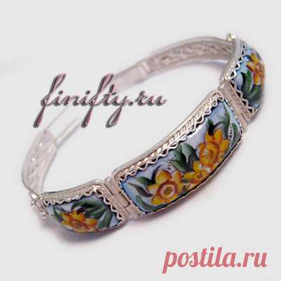 Браслет Натали.
Ростовская финифть (горячая художественная эмаль).
Описание и цены по ссылке. 
https://finifty.ru/catalog/brasleti/braslet-natali-2
Скидка на украшения с финифтью 10% 
при покупке финифти на сумму от 5000 руб.

#нашафинифть #браслет #эмаль #финифть