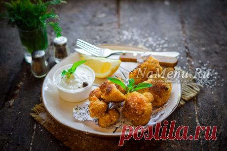 Цветная капуста в кляре в духовке, пошаговый рецепт с фото