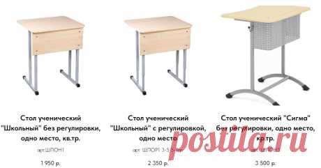 Парты школьные одноместные: современный взгляд на учебное пространство