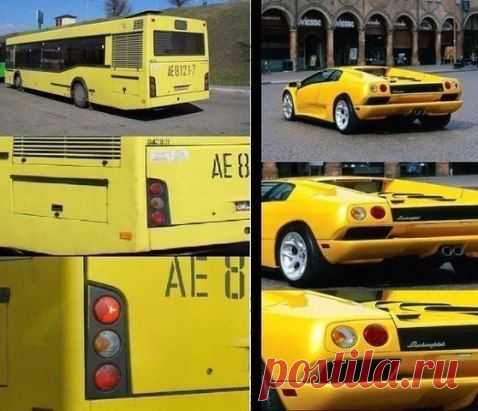 Что общего у автобуса МАЗ и «Lamborghini Diablo»?