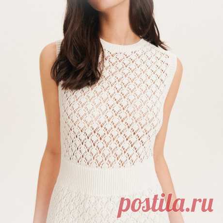 Порция шикарных вязаных идей от Reserved: платье мини, джемпер с рюшами и летняя кофта | Вяжем вместе! | Дзен