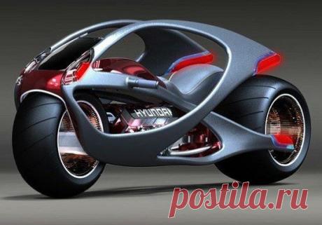 Концепт байка от Хёндэ.