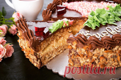 Киевский торт 🎂 рецепты: классический, по ГОСТу СССР, советский в домашних условиях