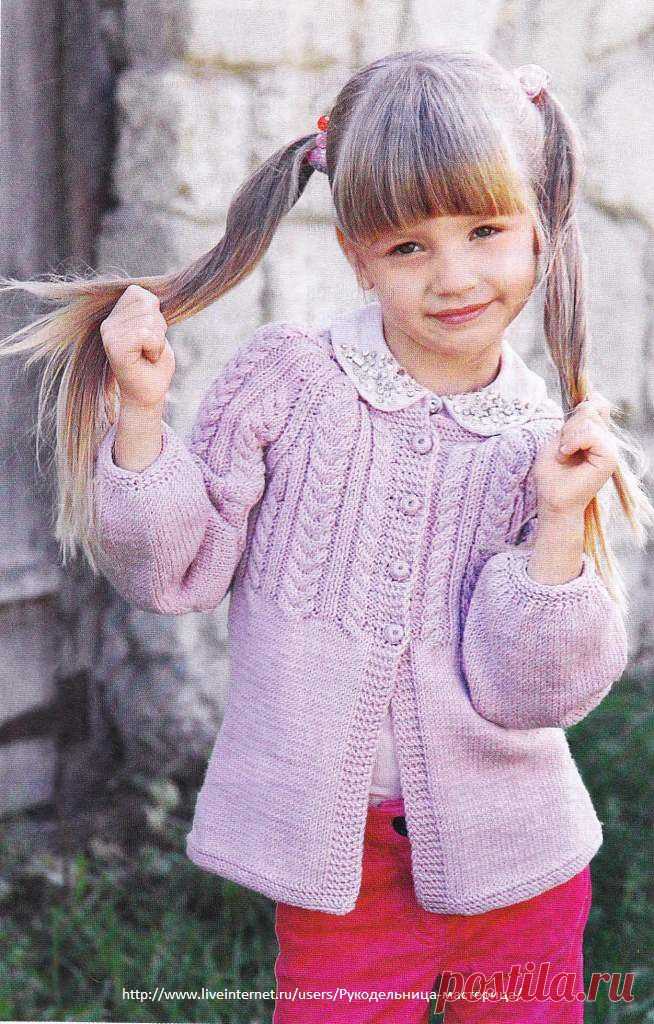 Кардиган и шапочка для девочки / Озорные петельки