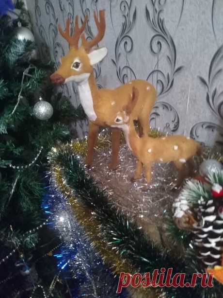 олени, красивый символ нового года!