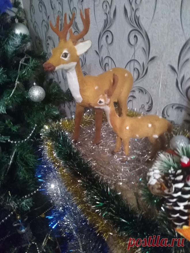 олени, красивый символ нового года!