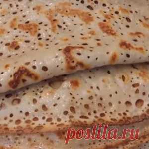Кружевные блинчики на Масленицу - МирТесен