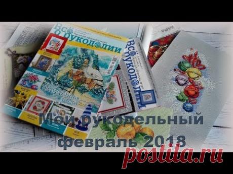 #52 Вышивка/Рукодельный дневник/Февраль 2018
