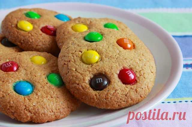 petit_furia - Печенье с арахисовым маслом и M&M's