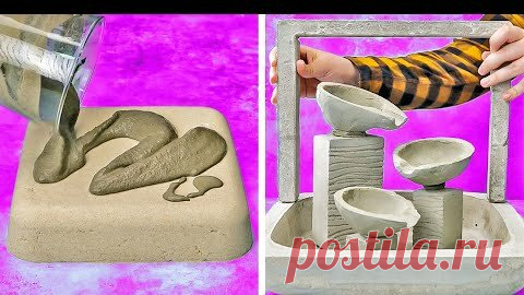 БЕРИ И ДЕЛАЙ – Дети | КРАСИВЫЕ ПОДЕЛКИ ИЗ ЦЕМЕНТА, КОТОРЫХ РАНЬШЕ ВЫ НИКОГДА НЕ ВИДЕЛИ