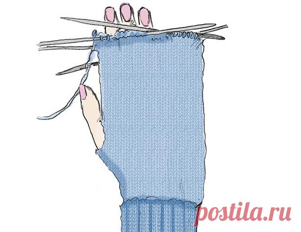 Как вязать варежки без клина большого пальца - Почта Mail.Ru